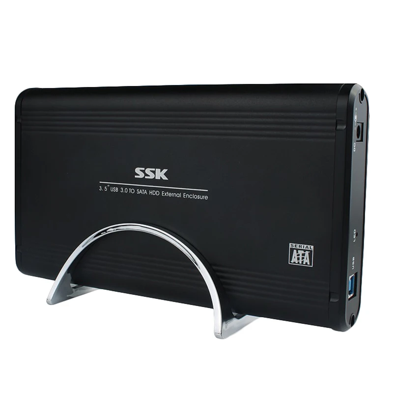 SSK HE-G130 Sata Hdd Enclosure USB 3.0 To Case External Hard Drive Box 3.5 Inch Aluminum Alloy(US Plu | Компьютеры и офис