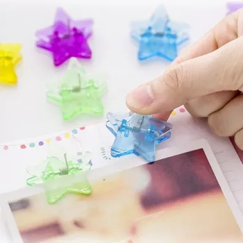 Mini Style Transparent Color Five-Pointed Star Clip Folder Office Stationery and School Supplies 5PCS/Bag
Mini Style Transparent Color Five-Pointed Star Clip Folder Office Stationery and School Supplies 5PCS/Bag