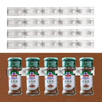 Seasoning Carrier Bottle Storage Holder Spice Rack Gripper 2pcs 4pcs Cabinet Clip Shelf Racks Store Home Kitchen Organizer
Seasoning Carrier Bottle Storage Holder Spice Rack Gripper 2pcs 4pcs Cabinet Clip Shelf Racks Store Home Kitchen Organizer