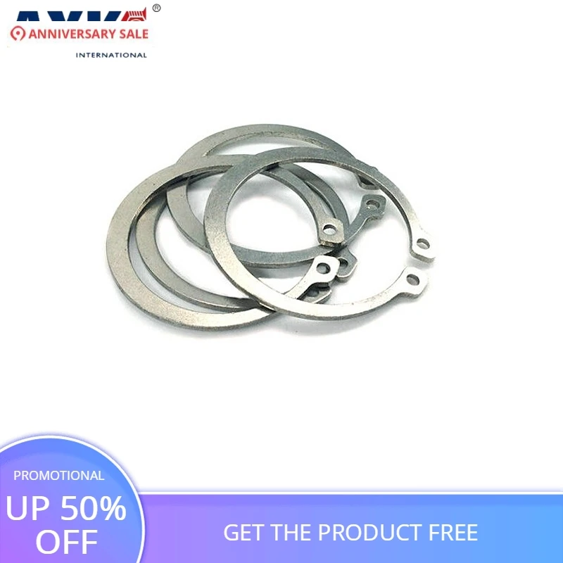 

M11 M14 304 Stainless Steel 304SS DIN472 Spring Washer C Type Snap Retaining Ring For OD 11mm 14mm Internal Bore Shaft Circlip