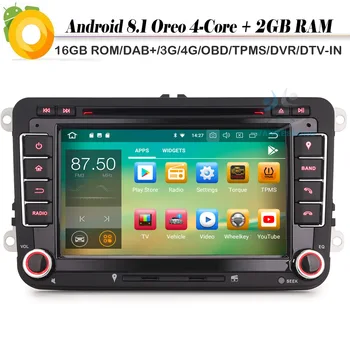 DAB+ Quad Core Android 8.1 Autoradio NAVI WiFi 4G Radio CD Car Multimedia Player for Passat CC Golf 5/6 Touran Polo Car stereo
DAB+ Quad Core Android 8.1 Autoradio NAVI WiFi 4G Radio CD Car Multimedia Player for Passat CC Golf 5/6 Touran Polo Car stereo