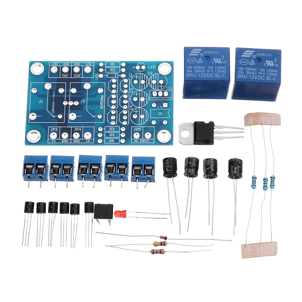 DIY Audio Speaker Protection Board Amplifier Components DC Protect Kit DIY Module
DIY Audio Speaker Protection Board Amplifier Components DC Protect Kit DIY Module