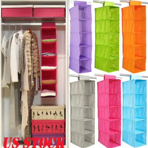 Faroot 5 Shelf Hanging Wardrobe Section Storage Closet Organiser Shoe Clothes Garment
Faroot 5 Shelf Hanging Wardrobe Section Storage Closet Organiser Shoe Clothes Garment