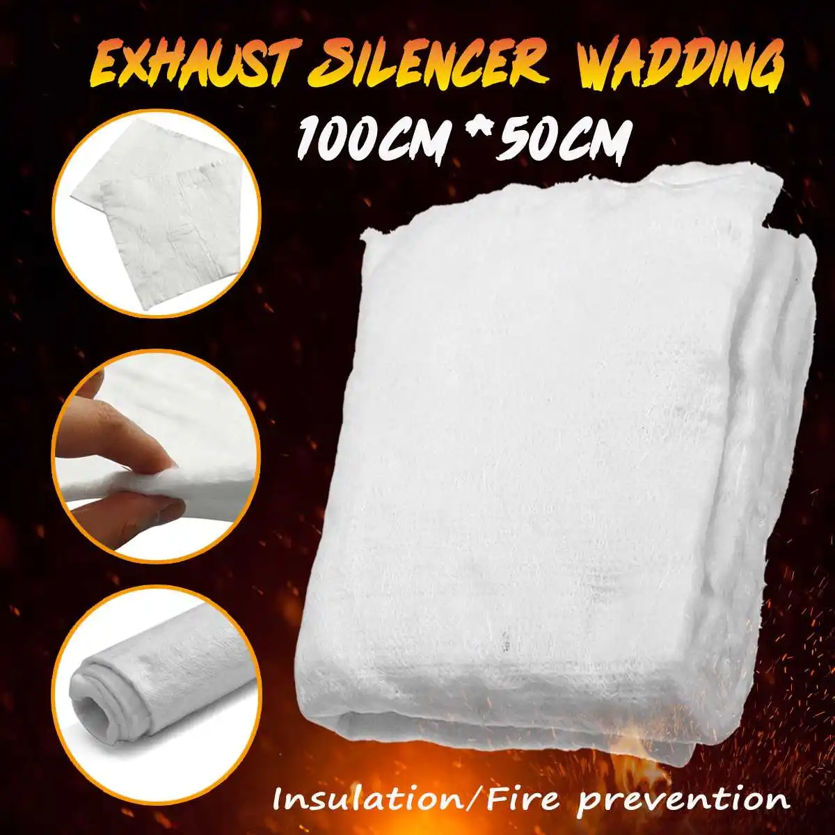 100cmx50cm Motorcycle Exhaust Insulation Cotton Exhaust Silencer Wadding Sheet Insulation Cotton Blanket
100cmx50cm Motorcycle Exhaust Insulation Cotton Exhaust Silencer Wadding Sheet Insulation Cotton Blanket