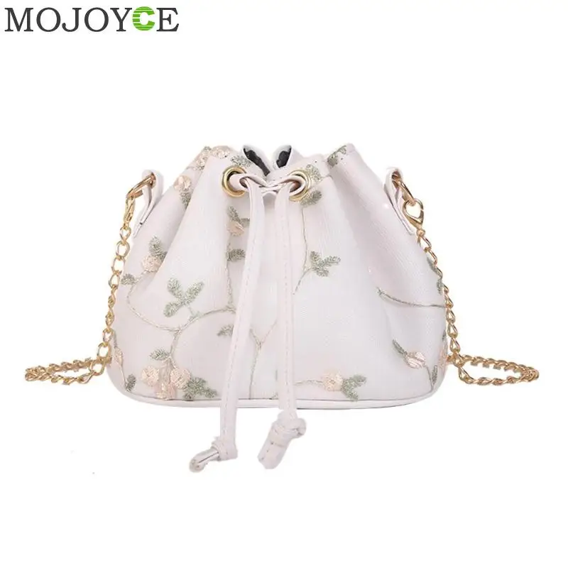 Lace Flower Print Bucket Bags Mini Shoulder Bags With Chain Small Cross Body Bags Leaves Decals
Lace Flower Print Bucket Bags Mini Shoulder Bags With Chain Small Cross Body Bags Leaves Decals