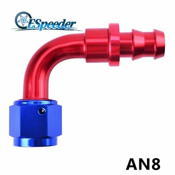 ESPEEDER AN8 90 Degree Push-on Elbow Oil Fuel Line Fitting Adapter Anoized Aluminum AN Fuel Hose End Fitting Car Accessories
ESPEEDER AN8 90 Degree Push-on Elbow Oil Fuel Line Fitting Adapter Anoized Aluminum AN Fuel Hose End Fitting Car Accessories