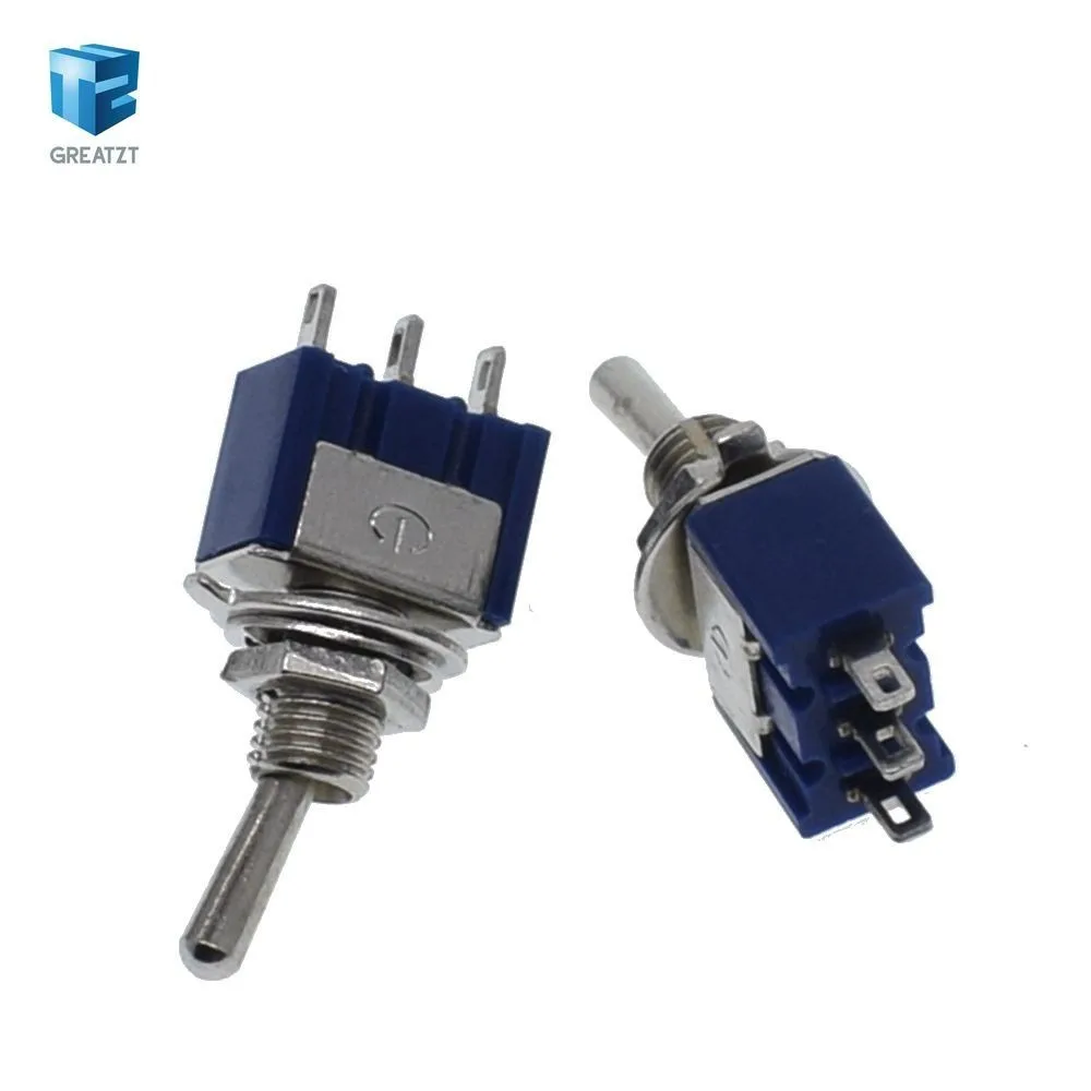 1Pcs DIY Toggle Switch ON-OFF-ON / ON-OFF 3Pin 3 Position Latching MTS-103 MTS-102 AC 125V/6A 250V/3A Power Button Switch Car
1Pcs DIY Toggle Switch ON-OFF-ON / ON-OFF 3Pin 3 Position Latching MTS-103 MTS-102 AC 125V/6A 250V/3A Power Button Switch Car