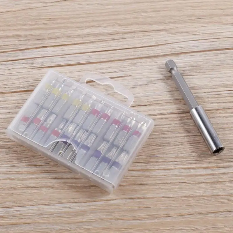 20pcs 25mm Screwdriver Bits Set Kit 1/4" Hex Shank Slotted Torx Phillips Hexagon Screwdriver Set With 63mm Prolong Rod Mini Box
20pcs 25mm Screwdriver Bits Set Kit 1/4" Hex Shank Slotted Torx Phillips Hexagon Screwdriver Set With 63mm Prolong Rod Mini Box