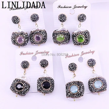 5Pairs New Arrival Cat eye stones Mix colors drop earrings rhinestone paved gems earring jewelry for women E0R
5Pairs New Arrival Cat eye stones Mix colors drop earrings rhinestone paved gems earring jewelry for women E0R