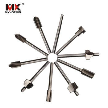 10PCS/lot 1/8 Mini Shank HSS Carpentry Router Bits Fit Dremel Rotary Tools Woodworking Router Bits Milling Cutter
10PCS/lot 1/8 Mini Shank HSS Carpentry Router Bits Fit Dremel Rotary Tools Woodworking Router Bits Milling Cutter
