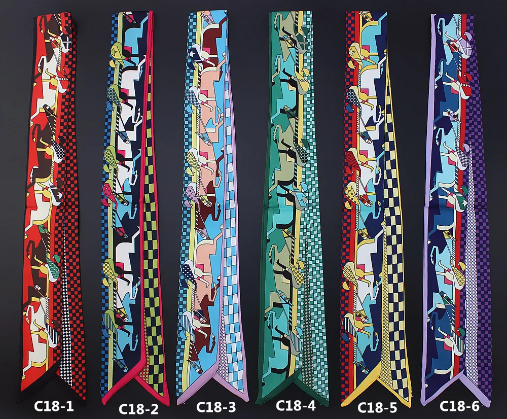 Horse Knight 2019 Fashion New Twill Silk Small Women Fashion Hair Bags Handle Decoration Tie Multifunction Hand Ribbon Scarf
Horse Knight 2019 Fashion New Twill Silk Small Women Fashion Hair Bags Handle Decoration Tie Multifunction Hand Ribbon Scarf