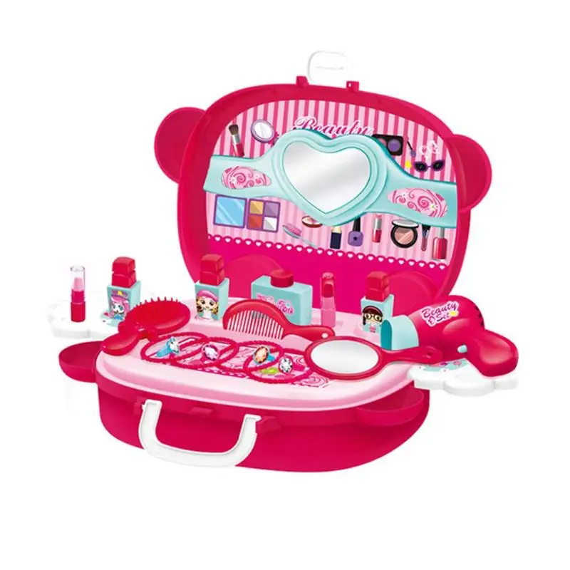 New Children Pretend Play Kid Make Up Toys Makeup Set Hairdressing Simulation Plastic Toy For Girls Dressing Cosmetic Travel Box
New Children Pretend Play Kid Make Up Toys Makeup Set Hairdressing Simulation Plastic Toy For Girls Dressing Cosmetic Travel Box