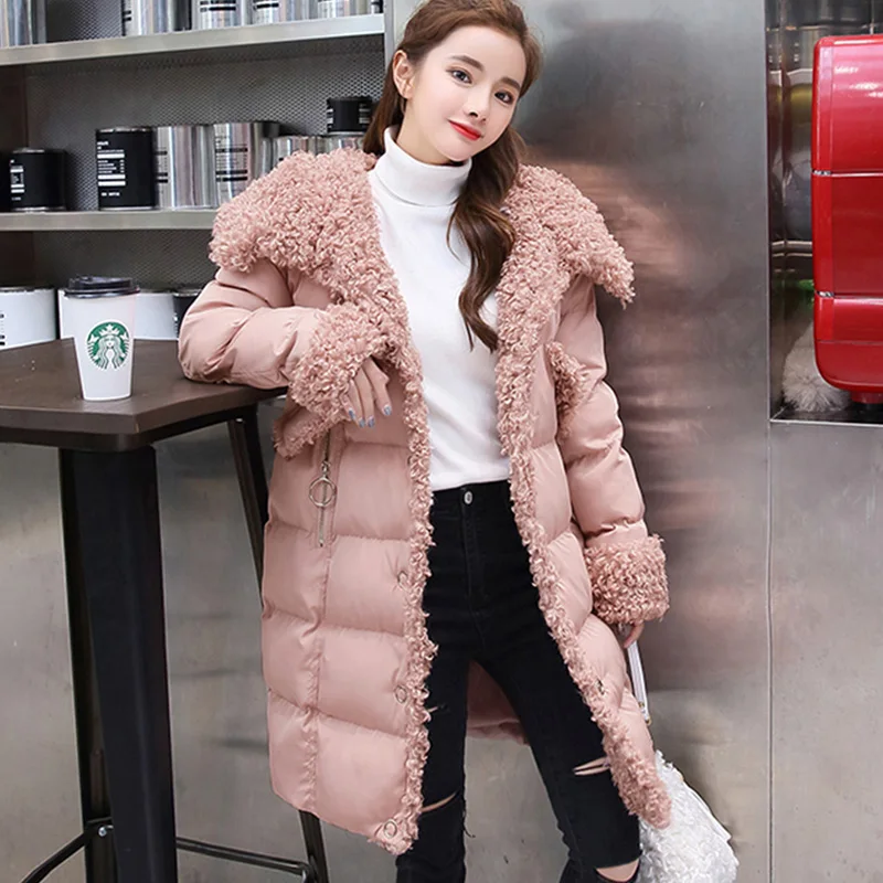 parkas winter woman 2018 splicing cotton-padded clothes long hooded pure color fashion fashion slim women's winter jacket coat
parkas winter woman 2018 splicing cotton-padded clothes long hooded pure color fashion fashion slim women's winter jacket coat