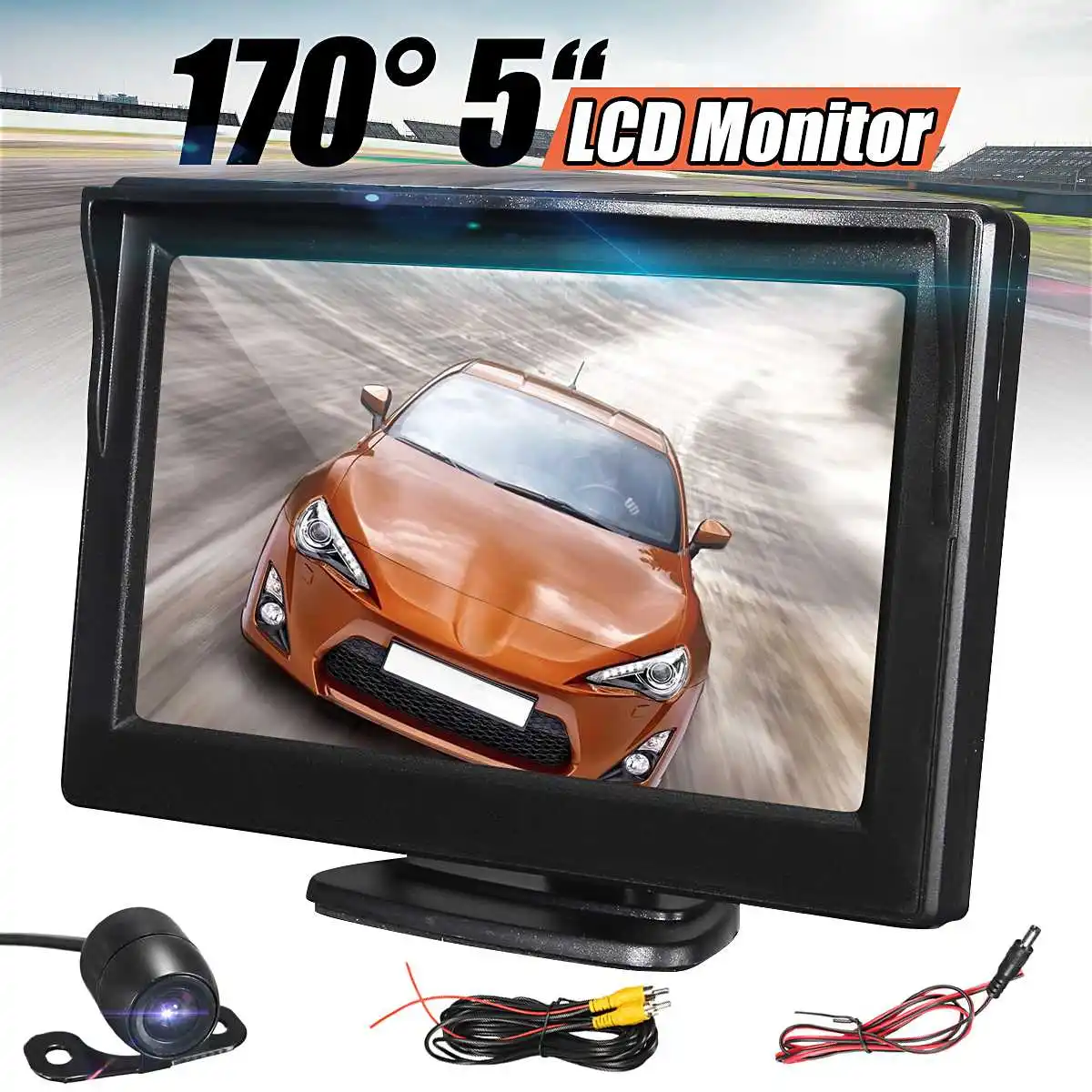 5 Inch Car Reversing Parking Monitor DC10V-30V Car Monitor TFT LCD Screen With 170 Degree Rearview Reverse Camera Night Vision
5 Inch Car Reversing Parking Monitor DC10V-30V Car Monitor TFT LCD Screen With 170 Degree Rearview Reverse Camera Night Vision