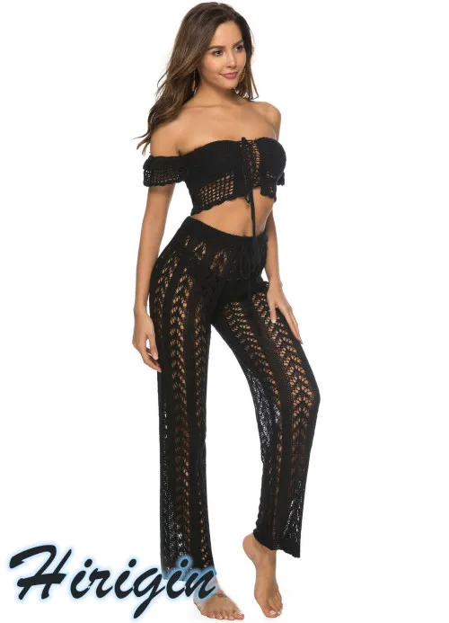 Summer Clothes 2019 New Womens Mesh Bikini Cover Up Swimwear Pants Beach Hollow Out Sexy Long Pants
Summer Clothes 2019 New Womens Mesh Bikini Cover Up Swimwear Pants Beach Hollow Out Sexy Long Pants