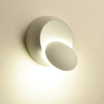 LED Wall Lamp 360 Degree Rotation Adjustable Bedside Light White Black Creative Wall Lamp Black Modern Aisle Round Lamp
LED Wall Lamp 360 Degree Rotation Adjustable Bedside Light White Black Creative Wall Lamp Black Modern Aisle Round Lamp