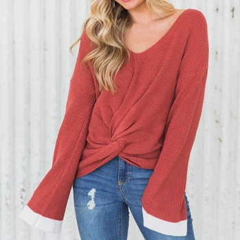 New 2018 Spring Women Loose Flare Long sleeve Knitted Pullover Casual Sweater Knitwear Jumper Tops
New 2018 Spring Women Loose Flare Long sleeve Knitted Pullover Casual Sweater Knitwear Jumper Tops