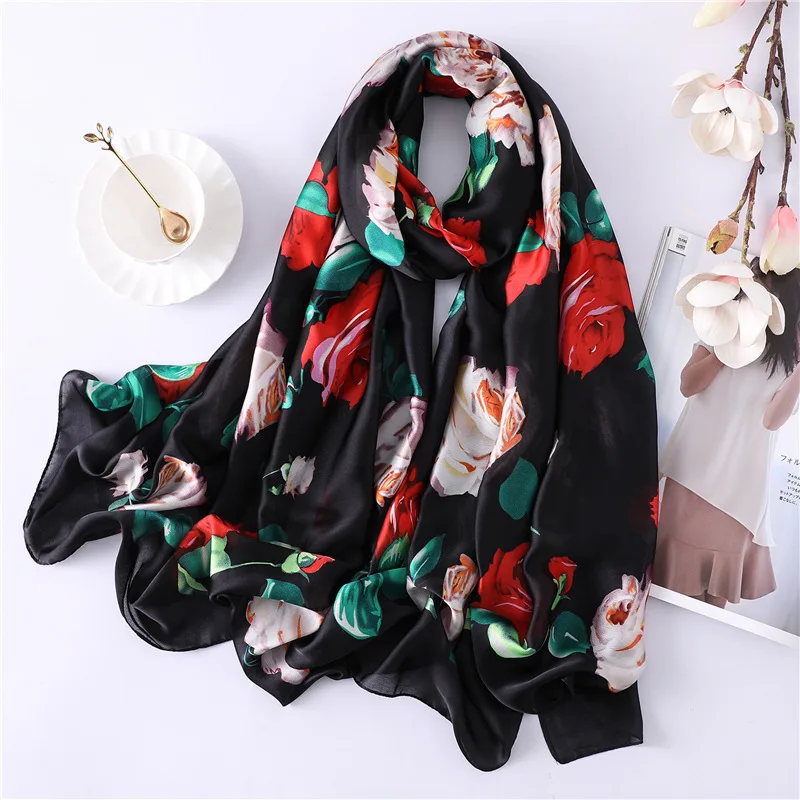 2019 New Women's Silk Scarf Soft Printed Scarves Large Shawls and Wraps Lady Pashmina Satin Bandana Hijabs Scarf Foulard
2019 New Women's Silk Scarf Soft Printed Scarves Large Shawls and Wraps Lady Pashmina Satin Bandana Hijabs Scarf Foulard