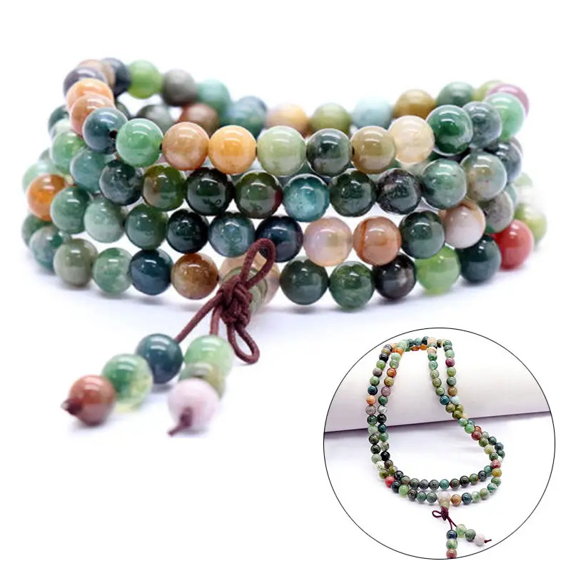 6MM 108 India Beads Bracelet Meditation chain pray Wristband mala Fancy Chakas spirituality new Sutra Lucky energy Bless
6MM 108 India Beads Bracelet Meditation chain pray Wristband mala Fancy Chakas spirituality new Sutra Lucky energy Bless