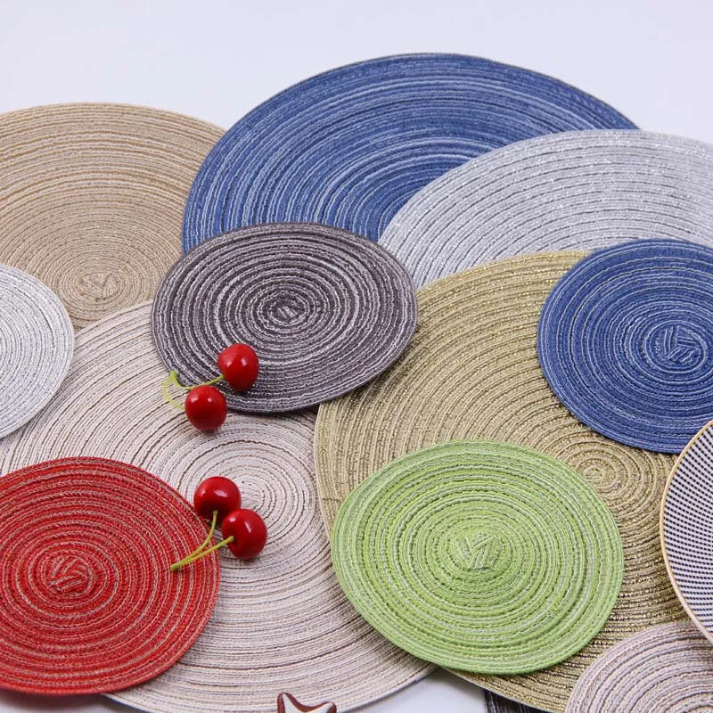 Insulation Pads Table Ramie Round Design Heat Insulation Pad Home Pad Coaster Non Slip Solid Placemats Linen Table Mat
Insulation Pads Table Ramie Round Design Heat Insulation Pad Home Pad Coaster Non Slip Solid Placemats Linen Table Mat