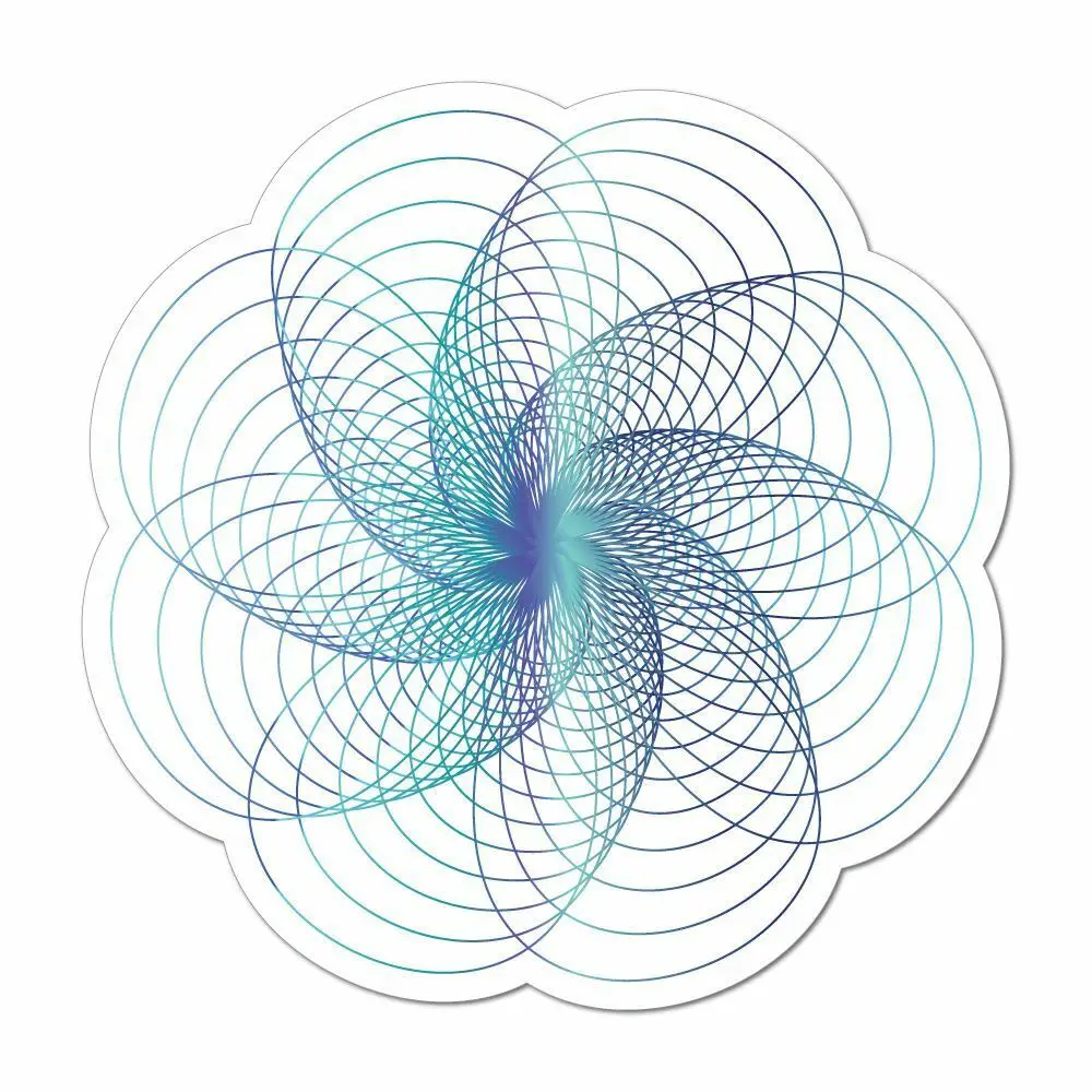 Spiral Pattern Henna Mandala Symbol Flower Blue Car Sticker Vinyl Accessories Decorative Car Accessories
Spiral Pattern Henna Mandala Symbol Flower Blue Car Sticker Vinyl Accessories Decorative Car Accessories