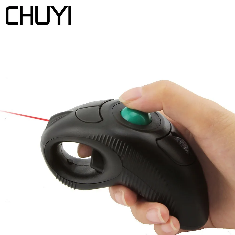 CHUYI Wireless Laser Mouse Ergonomic Pointer Trackball 1000 DPI Mause Handheld Portable Air Mice For PC Laptop Presentation
CHUYI Wireless Laser Mouse Ergonomic Pointer Trackball 1000 DPI Mause Handheld Portable Air Mice For PC Laptop Presentation
