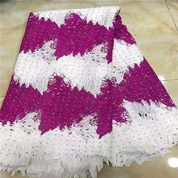 New Arrival Guipure Cord Lace African Lace Fabric 2019 High Quality Embroidered Guipure Nigerian Lace Fabric for Women Purple
New Arrival Guipure Cord Lace African Lace Fabric 2019 High Quality Embroidered Guipure Nigerian Lace Fabric for Women Purple