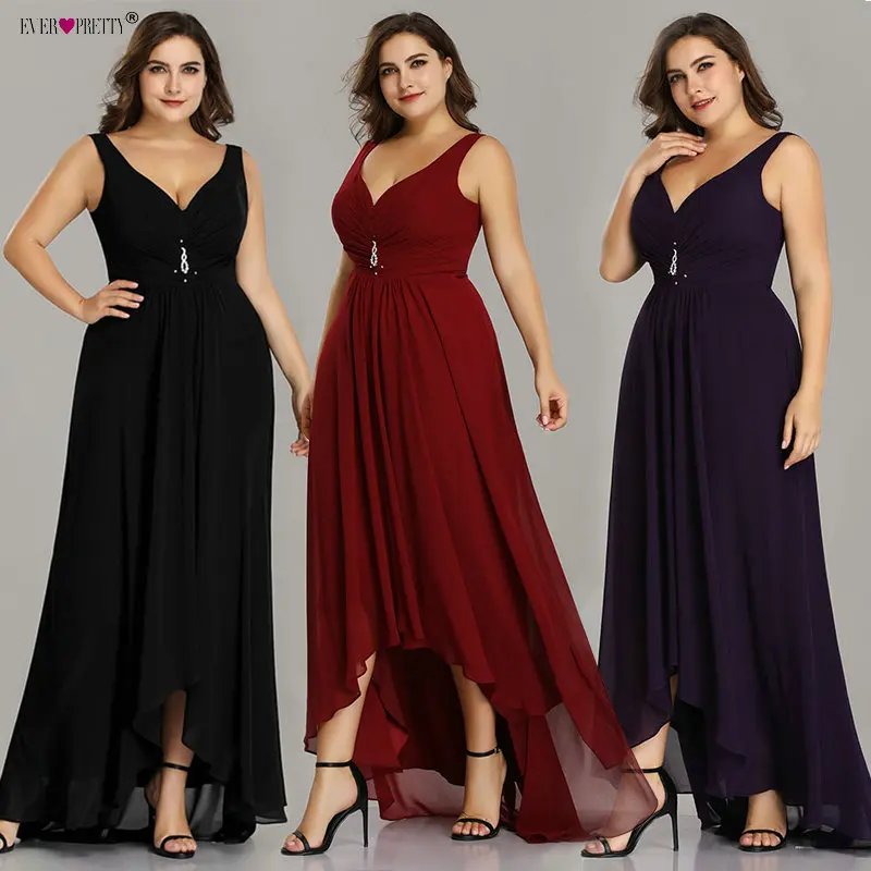 Plus Size Prom Dresses Long 2020 Elegant Burgundy A-line Sleeveless Crystal High Low Ever Pretty Special Occasion Party Gowns
Plus Size Prom Dresses Long 2020 Elegant Burgundy A-line Sleeveless Crystal High Low Ever Pretty Special Occasion Party Gowns