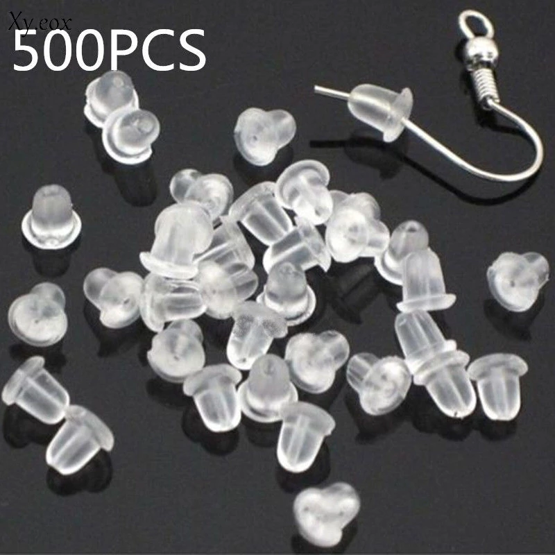 500PCS 4mm Silicone Rubber Earring Back Plugs Stoppers Nuts Findings Jewellery
500PCS 4mm Silicone Rubber Earring Back Plugs Stoppers Nuts Findings Jewellery