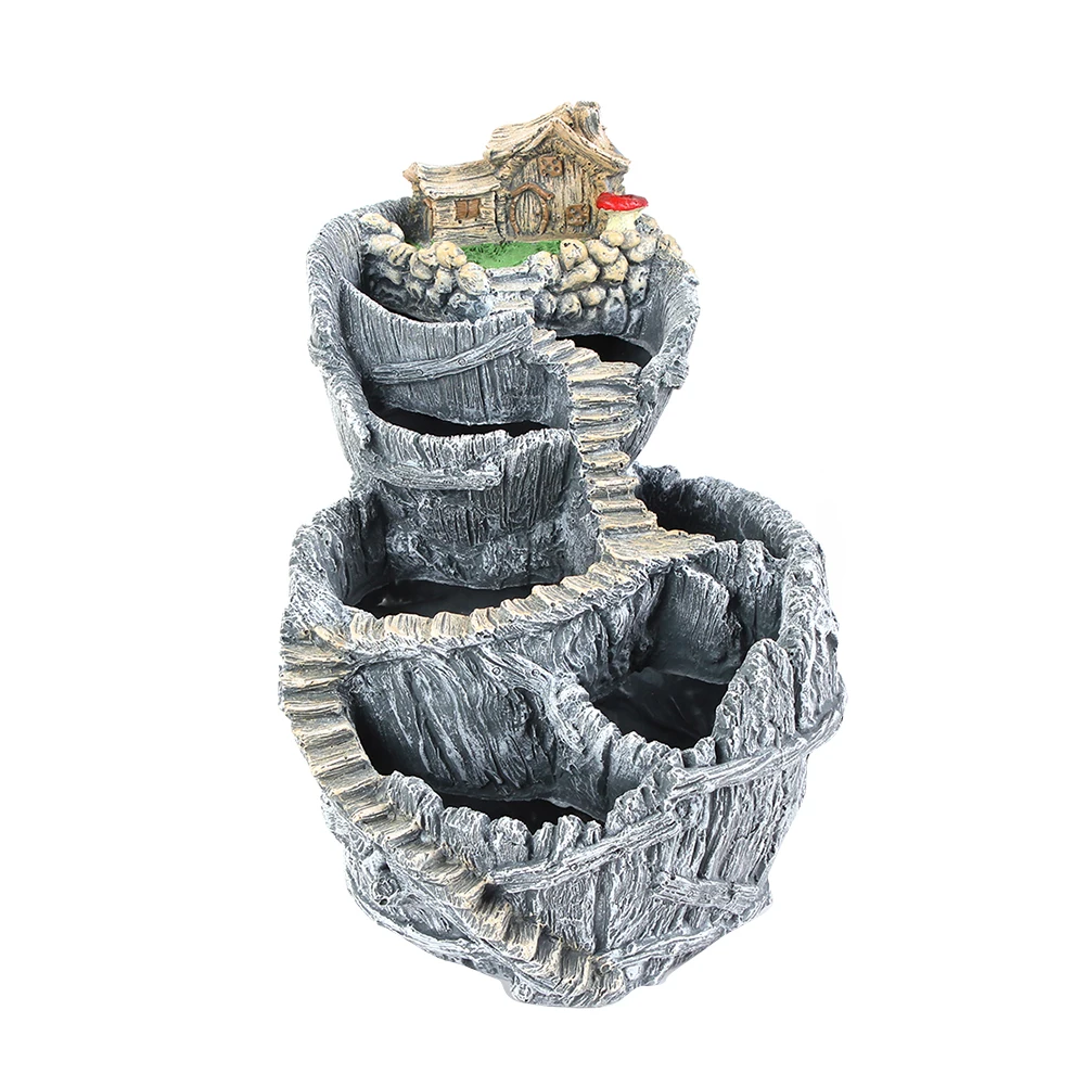 Fairy Garden Miniature Broken Bucket Flower Pot Sweet House Cottage Vertical Sculpture Planter Grey for Decoration No Plants 
Fairy Garden Miniature Broken Bucket Flower Pot Sweet House Cottage Vertical Sculpture Planter Grey for Decoration No Plants