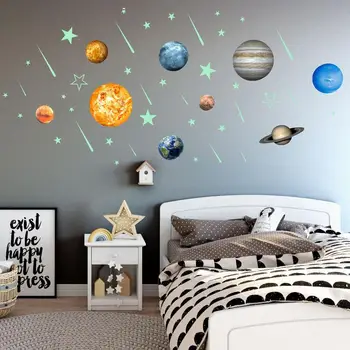 Super Bright Solar System Luminous Stickers Star Stickers Self-Adhesive Environmentally Friendly Children's Room Decoration
Super Bright Solar System Luminous Stickers Star Stickers Self-Adhesive Environmentally Friendly Children's Room Decoration