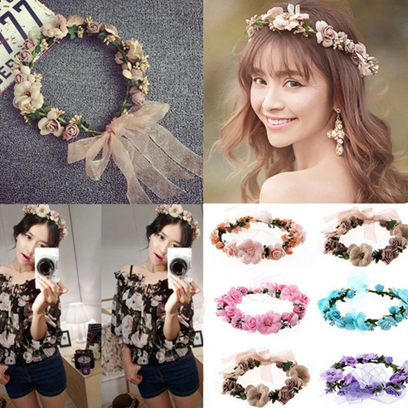 New Brand Women Ladies Girl Sweet Princess Headband Floral Crown Flower Hairband Wedding Party Hair Garland Newly Party Decor 
New Brand Women Ladies Girl Sweet Princess Headband Floral Crown Flower Hairband Wedding Party Hair Garland Newly Party Decor
