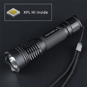 Convoy M1 XP-L HI LED 7135*8 Driver Tactical Flashlight Smooth Reflector 18650 Battery Aluminum Alloy Outdoor Portable Torch
Convoy M1 XP-L HI LED 7135*8 Driver Tactical Flashlight Smooth Reflector 18650 Battery Aluminum Alloy Outdoor Portable Torch