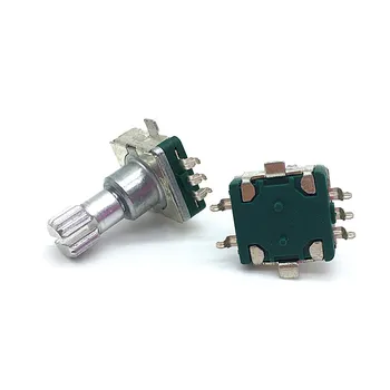 5pcs EC11 Rotary Encoder Switch With Push Button Switch 30 Position 5pin SMD Type Handle Length 15mm Plum Shaft
5pcs EC11 Rotary Encoder Switch With Push Button Switch 30 Position 5pin SMD Type Handle Length 15mm Plum Shaft