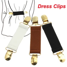 מכירה לוהטת 3 יחידות מתכת שמלת מכנסיים קליפ בגד החגורה Extender בגדי אבזר תכליתי למיטה קבועה גיליון ספה(China)