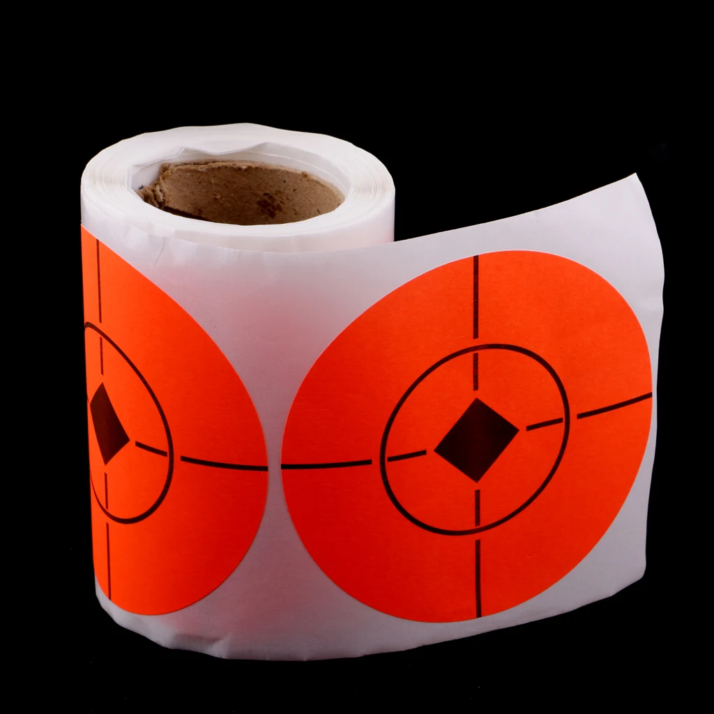 Фото Самоклеящаяся круглая наклейка для стрельбы диаметр 100 Бумажная Мишень шт. |