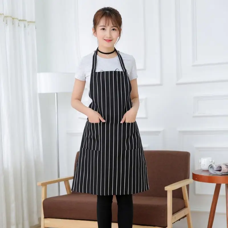 Stripped Chef Aprons with 2 Pockets Sleeveless Adult Men Women Apron Kitchen Cooking Tools Plaid Polyester Bibs
Stripped Chef Aprons with 2 Pockets Sleeveless Adult Men Women Apron Kitchen Cooking Tools Plaid Polyester Bibs