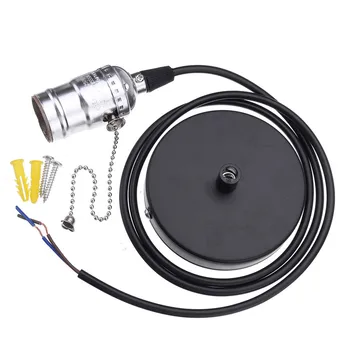 CLAITE 40-60W AC110-250V E27 Sliver Vintage Edison Light Socket Lamp Holder Pendant Bulb Adapter with Zipper
CLAITE 40-60W AC110-250V E27 Sliver Vintage Edison Light Socket Lamp Holder Pendant Bulb Adapter with Zipper