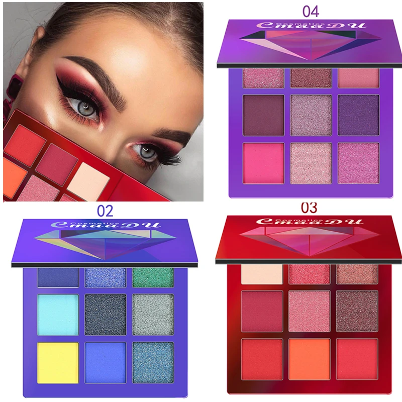 CmaaDu 9 Colors Shimmer Eye Shadow Powder Palette Fashion Matte Glitter Eyeshadow Make up Palette Pigmented Cosmetic TSLM2
CmaaDu 9 Colors Shimmer Eye Shadow Powder Palette Fashion Matte Glitter Eyeshadow Make up Palette Pigmented Cosmetic TSLM2