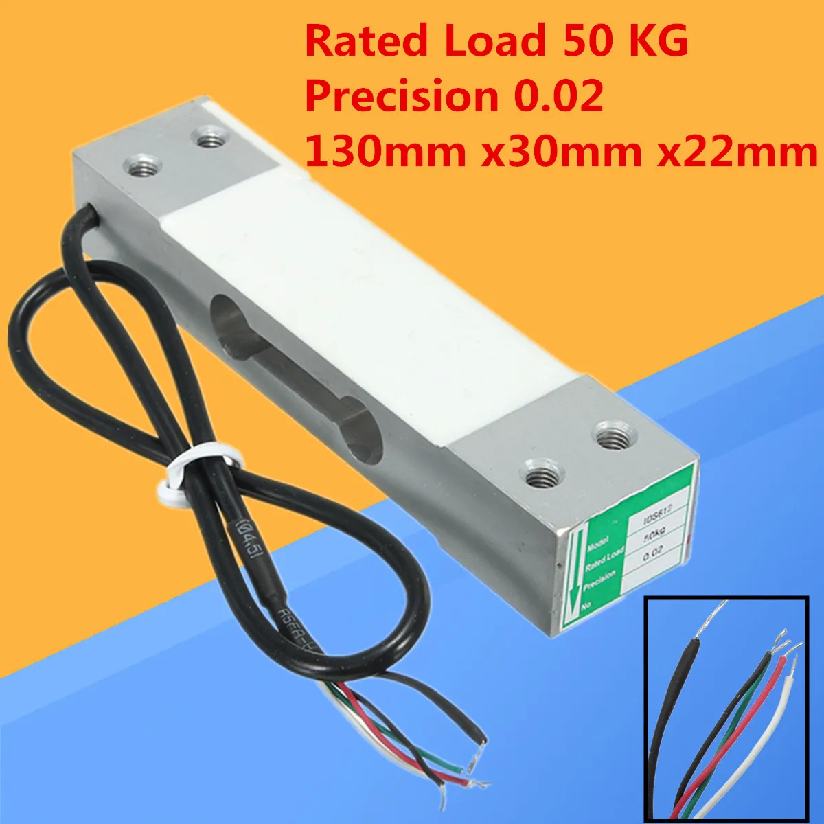 50Kg Pressure Sensor Parallel Beam Load Cell Sensor Weighting Scale Sensor with Shielding Cable 0.02 Load Cell Sensor
50Kg Pressure Sensor Parallel Beam Load Cell Sensor Weighting Scale Sensor with Shielding Cable 0.02 Load Cell Sensor