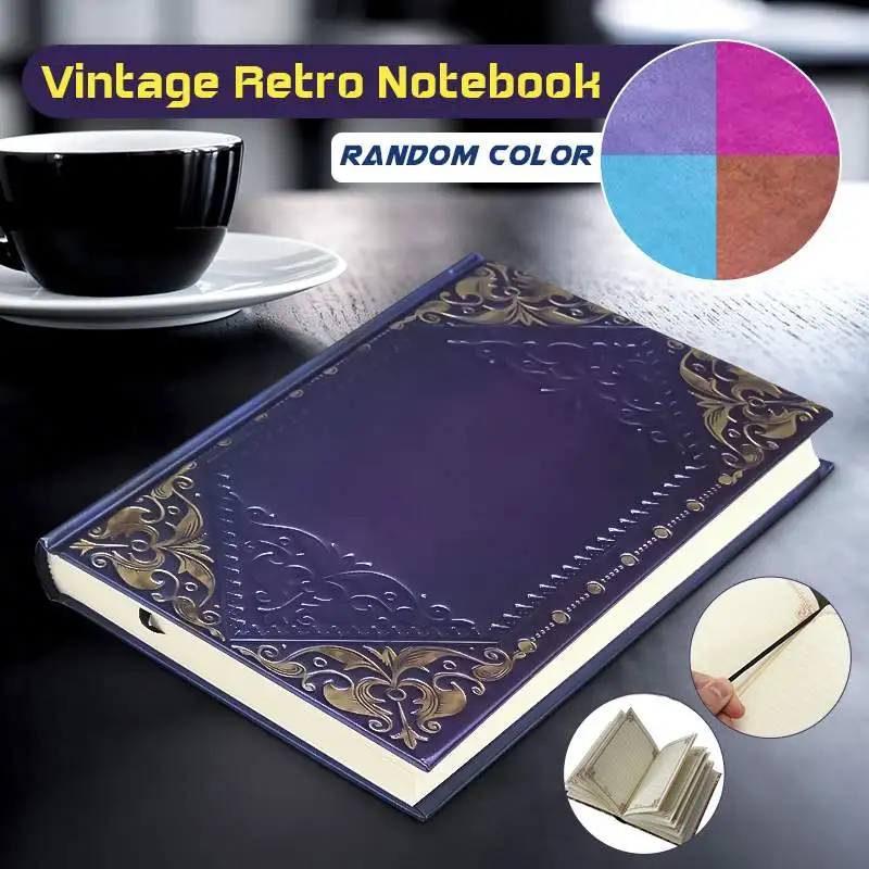 Retro Vintage Brown Bound Blank Page Notebook Journal Diary Gift - 4 Colors Randomly Delivered
Retro Vintage Brown Bound Blank Page Notebook Journal Diary Gift - 4 Colors Randomly Delivered