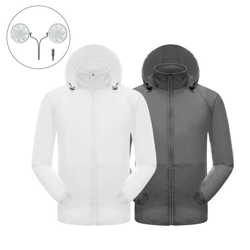 Waterproof outdoor air conditioning shirt jacket soft and comfortable sunscreen cooling fan riding sweatshirt good quality
Waterproof outdoor air conditioning shirt jacket soft and comfortable sunscreen cooling fan riding sweatshirt good quality