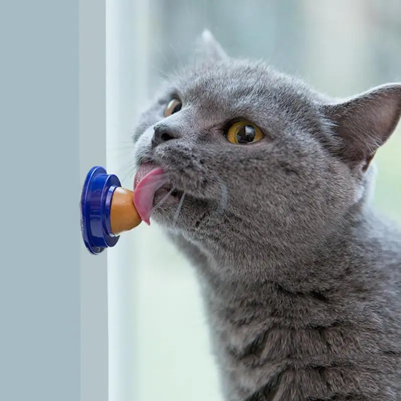 Healthy Cat Snacks Catnip Sugar Candy Licking Nutrition Gel Energy Ball Toy for Cats Kittens Increase Drinking Water Help Tool | Дом и сад