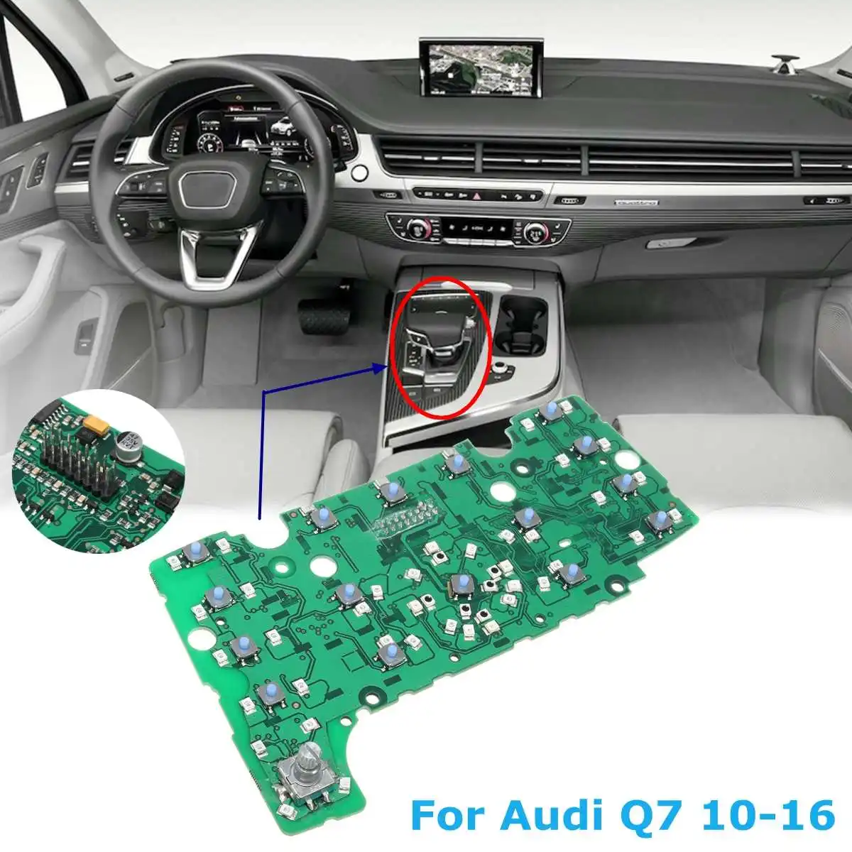 Left Rudder LHD MMI Multimedia Interface E380 Control Panel Circuit Board Performance Chips For Audi Q7 2010 2011 2012 2013-2016
Left Rudder LHD MMI Multimedia Interface E380 Control Panel Circuit Board Performance Chips For Audi Q7 2010 2011 2012 2013-2016