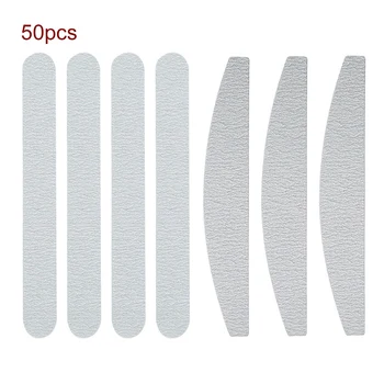 2 Types 50pcs Nail Art Manicure Pedicure Tool Half-moon Nail Sanding Files Buffer
2 Types 50pcs Nail Art Manicure Pedicure Tool Half-moon Nail Sanding Files Buffer