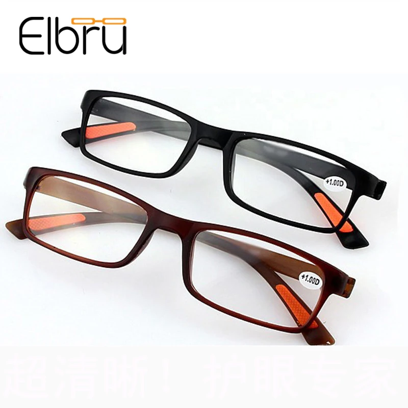 Elbru Magnifying Men Reading Glasses Clear Lens Presbyopia Spectacles TR90 Eyewear Glasses
Elbru Magnifying Men Reading Glasses Clear Lens Presbyopia Spectacles TR90 Eyewear Glasses