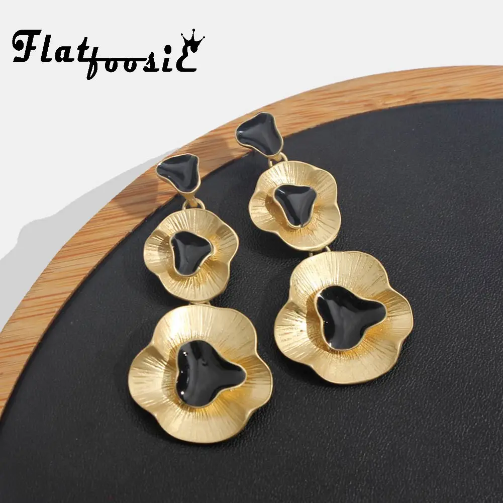 Flatfoosie Fashion Geometric Punk Drop Earrings For Women Gold Color Flower Long Punk Dangle Statement Earring Bohemian Jewelry
Flatfoosie Fashion Geometric Punk Drop Earrings For Women Gold Color Flower Long Punk Dangle Statement Earring Bohemian Jewelry