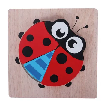Baby Education Learning Wooden Toys Early Education Cartoon Animal Puzzle Children Toy Ladybug Jigsaw Puzzle
Baby Education Learning Wooden Toys Early Education Cartoon Animal Puzzle Children Toy Ladybug Jigsaw Puzzle