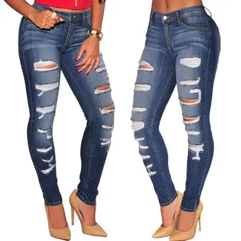 Hirigin Brand Hole Jeans 2019 New Hot Sale Womens Slim Skinny Ripped Destroyed Denim Jeans Stretch Denim Pant Jeggings Trouser
Hirigin Brand Hole Jeans 2019 New Hot Sale Womens Slim Skinny Ripped Destroyed Denim Jeans Stretch Denim Pant Jeggings Trouser