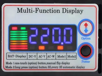 3000W Voltage transformer Pure Sine Wave Power Inverter DC12V/24V/48V/60V TO AC110V/220V LCD Display
3000W Voltage transformer Pure Sine Wave Power Inverter DC12V/24V/48V/60V TO AC110V/220V LCD Display